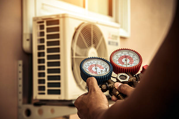 Professional Ductwork Repair technician working in King, NC
